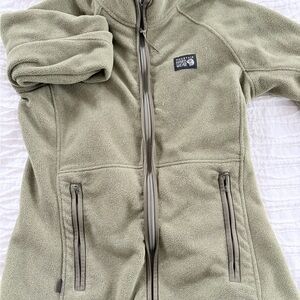 Mountain Hardwear Olive Fleece Jacket